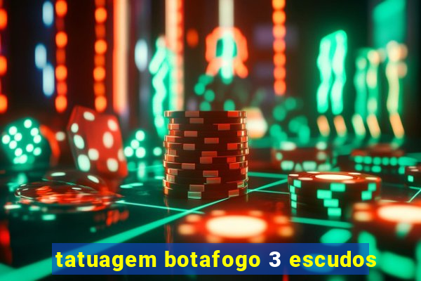 tatuagem botafogo 3 escudos